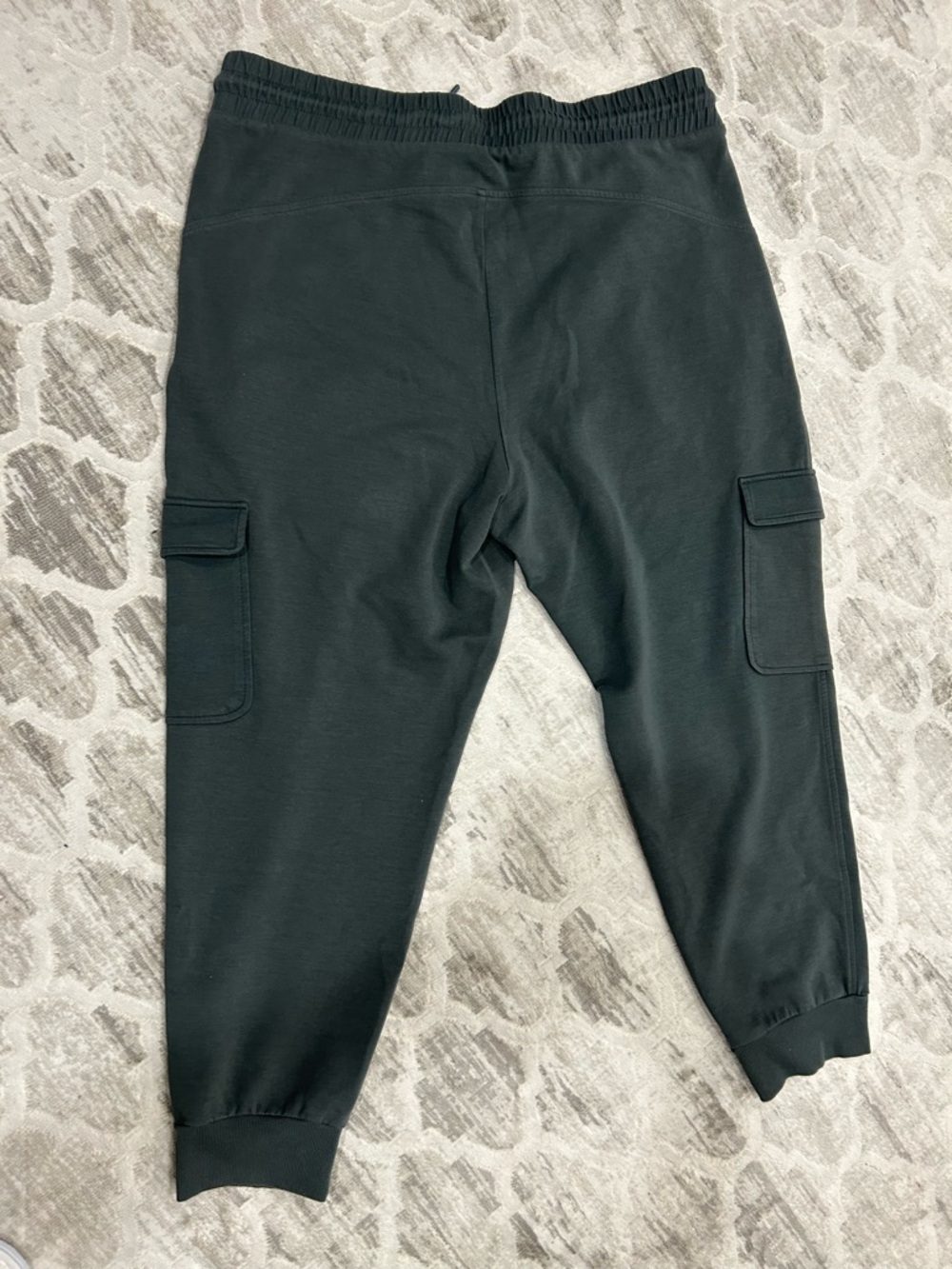 Military green ladies Cargo Joggers with Pocket Flaps